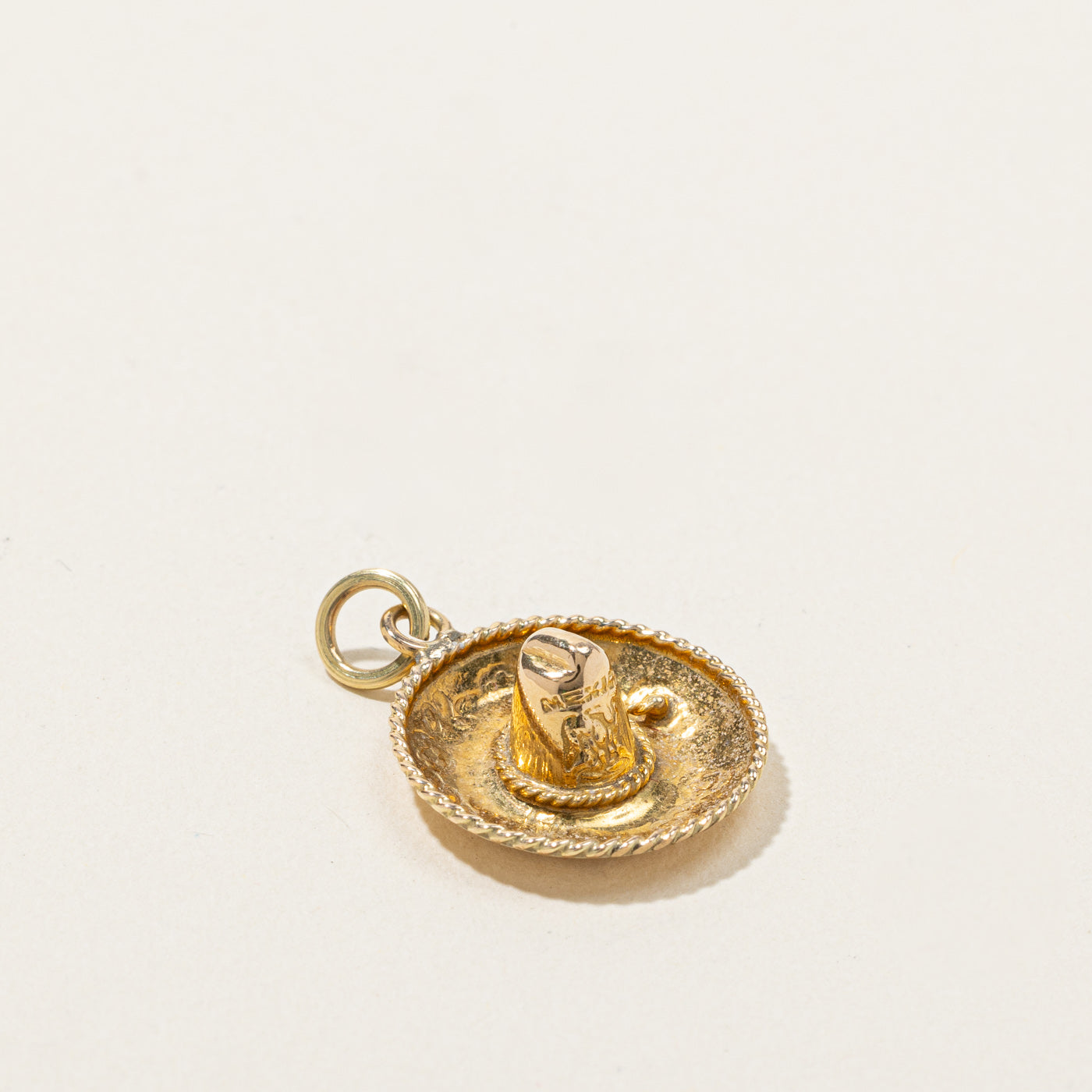 Gold Sombrero Charm