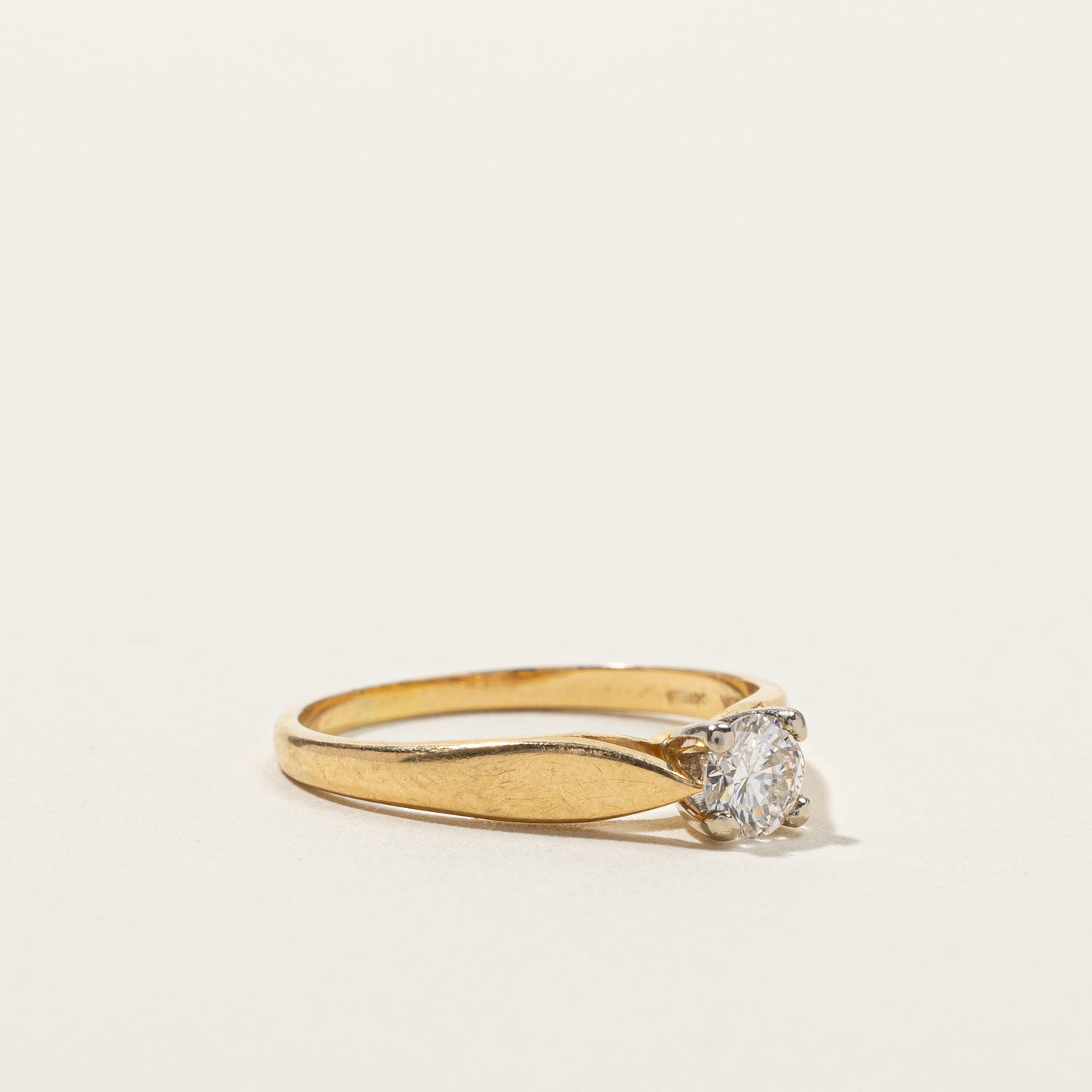 Solitaire Diamond Ring | 0.36ct | SZ 7.25 |