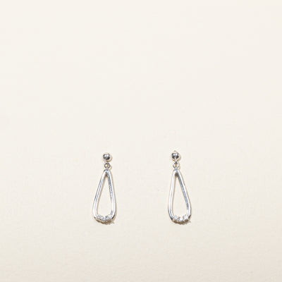 Diamond Dangle Earrings | 0.06ctw |