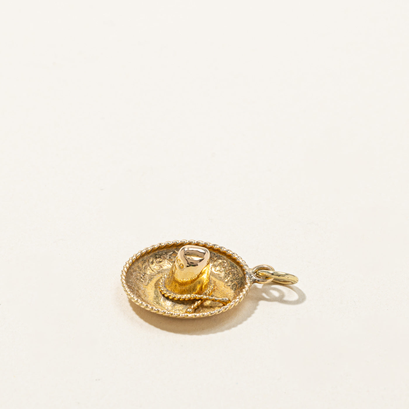 Gold Sombrero Charm