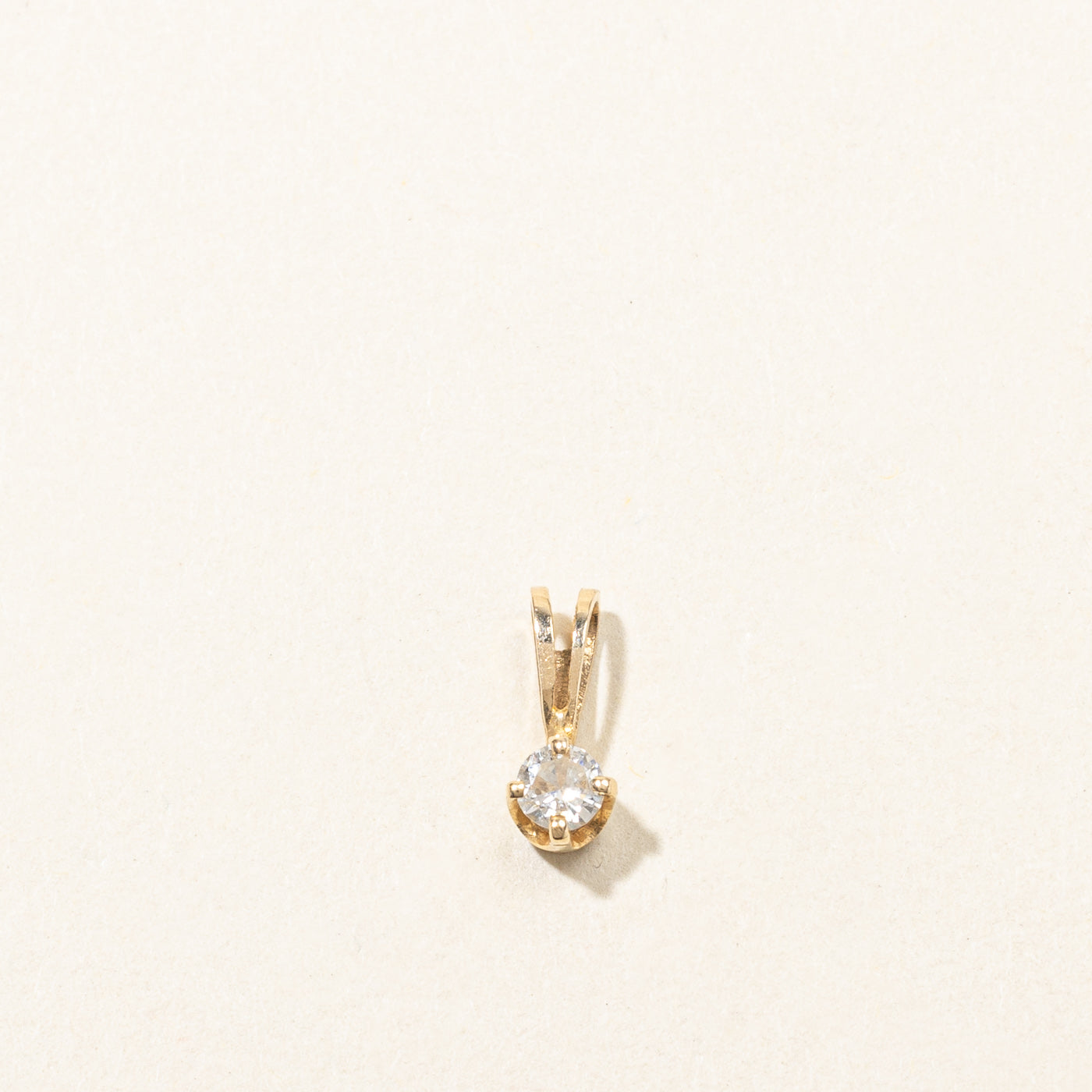 Pendentif Diamant Solitaire | 0,11 ct | 