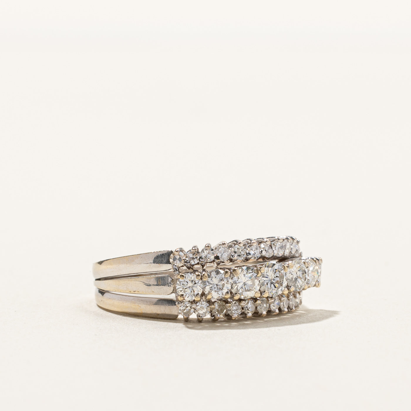 Cluster Set Diamond Band | 1.31ctw | SZ 6.75