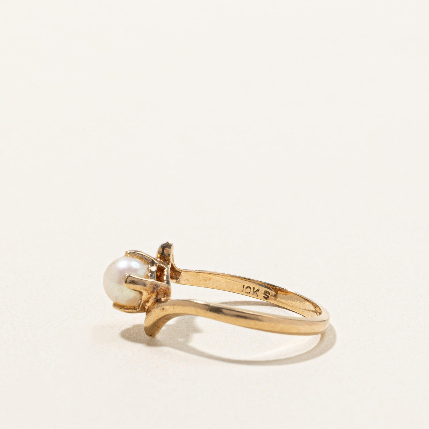Bague Bypass Pearl | Taille 6 | 