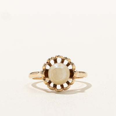 Solitaire Pearl Ring | SZ 7.5 |