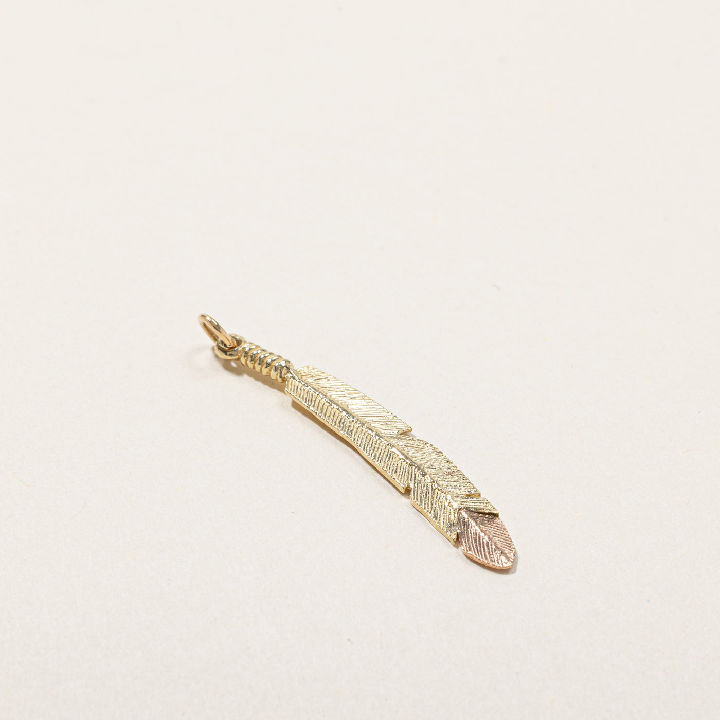 Gold Leaf Charm