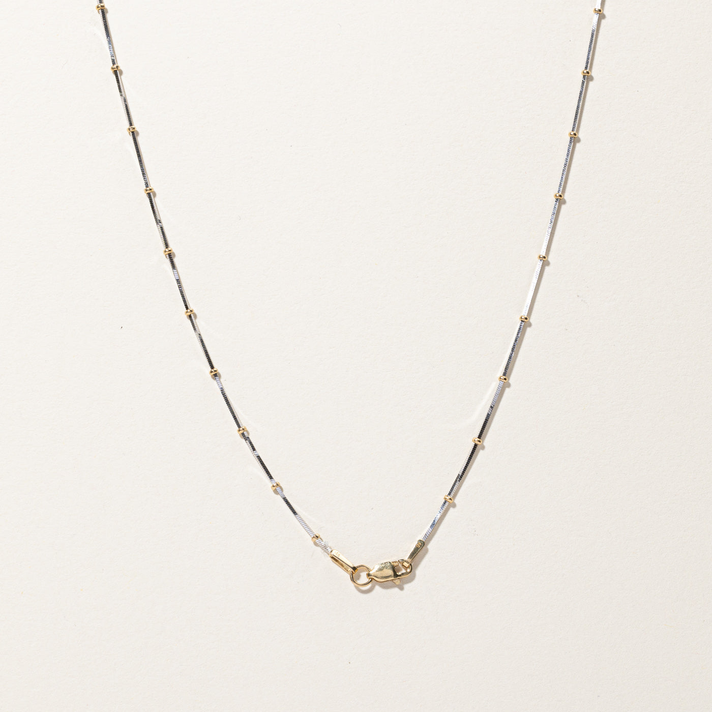 Two Tone Gold Satellite Chain | 18