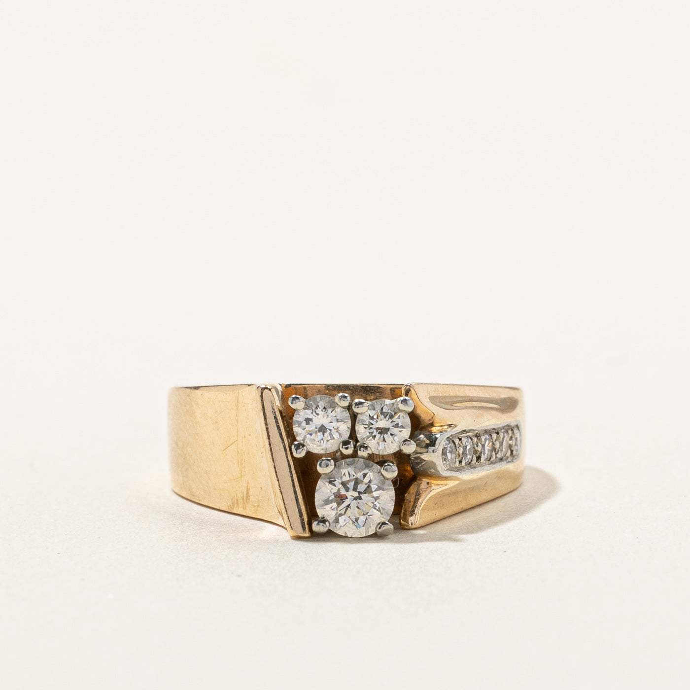 High Set Diamond Ring | 0.58ctw | SZ 7 |