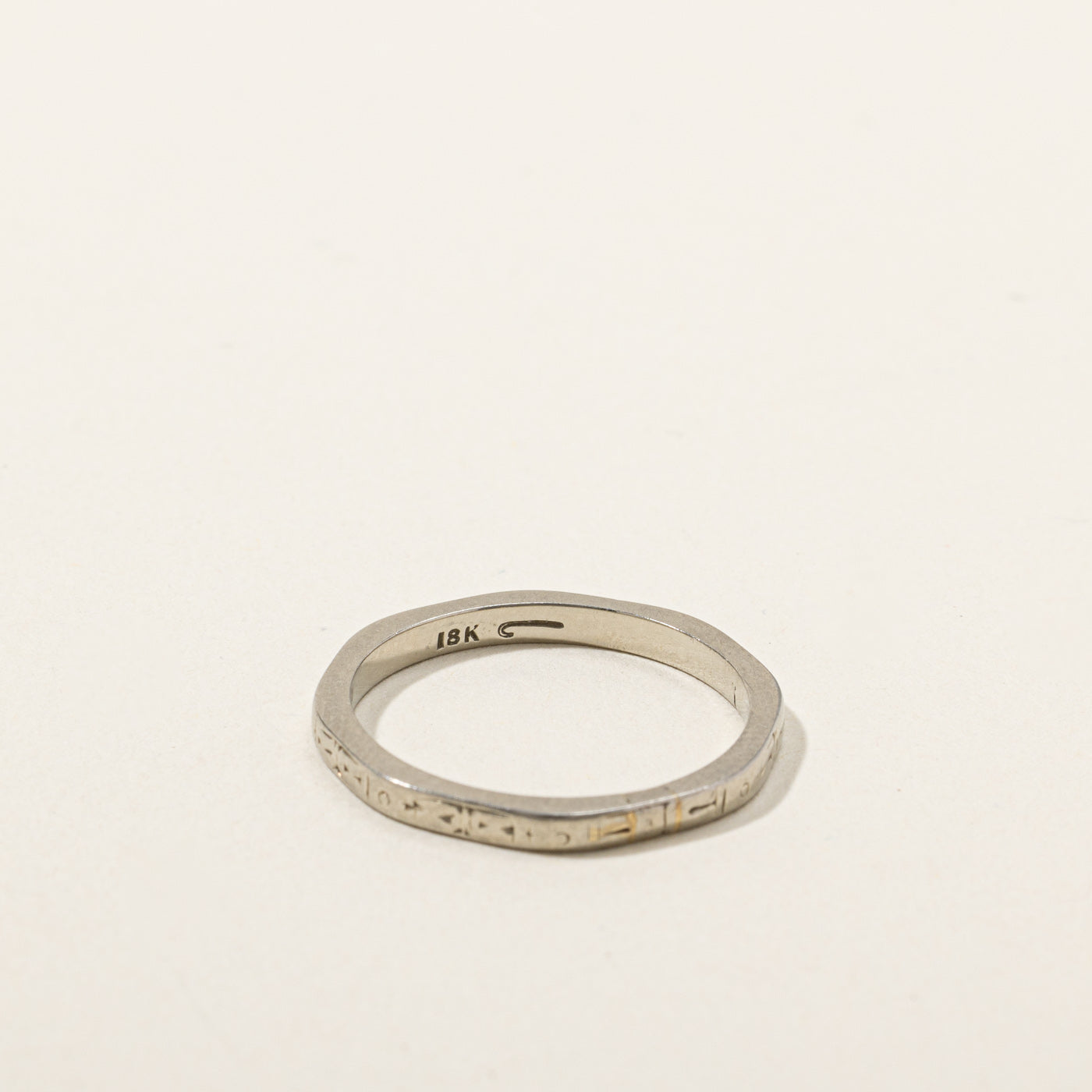 White Gold Band | SZ 6 |