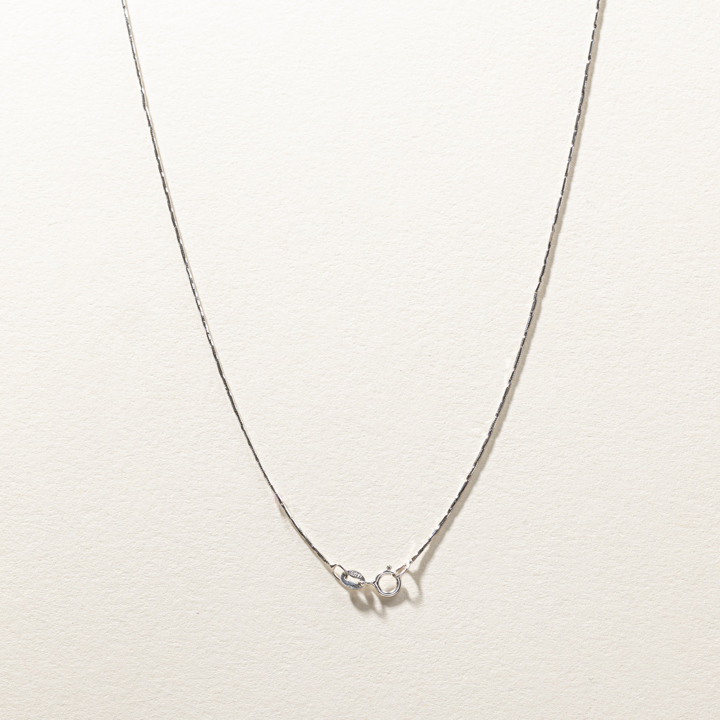Diamond White Gold Pendant Necklace | 0.23ct | 16"|
