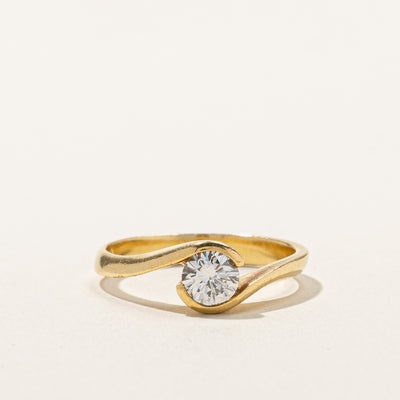 Semi Bezel Diamond Ring | 0.54ct | SZ 7 |