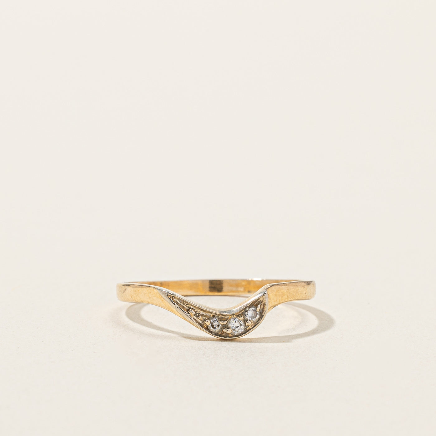 Diamond Contour Band | 0.04ctw | SZ 6.75 |