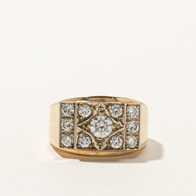 Cluster Set Diamond Ring 1.62ctw | SZ 9.25 |