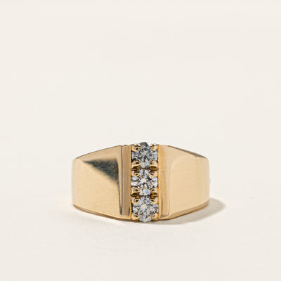 Three Stone Diamond Ring | 0.29ctw | SZ 6.5 |