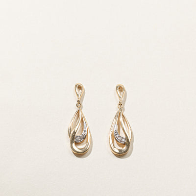 Diamond Dangle Earrings | 0.07ctw |