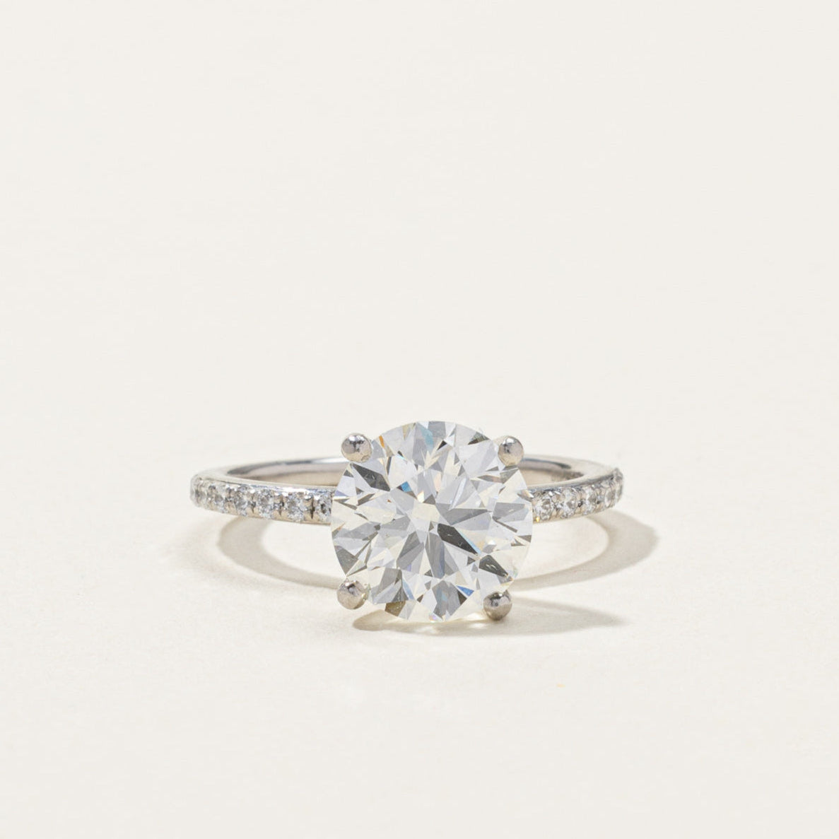 'Birks' GIA Diamond Engagement Ring | GIA 2.64ct SI1 I Ex | 0.18ctw | SZ 4.75 |