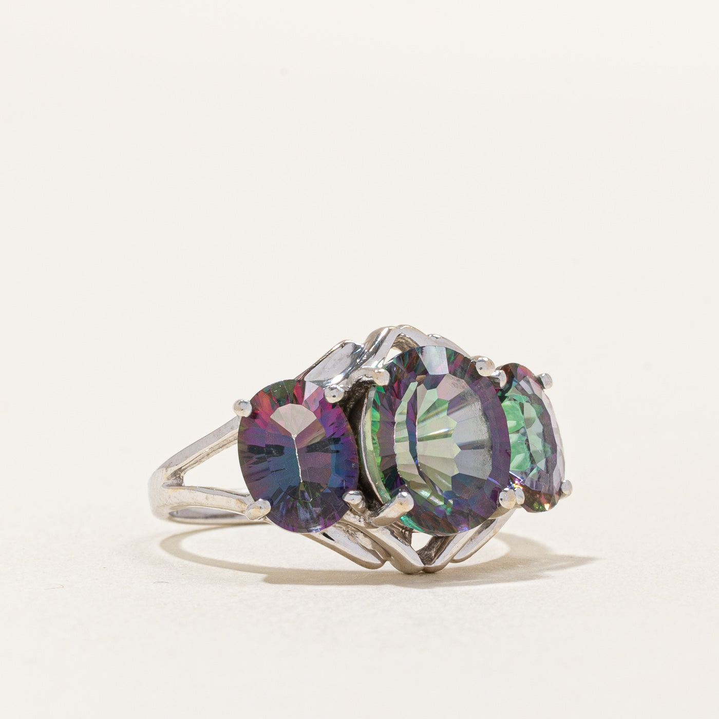 Mystic Topaz Cocktail Ring | 8.00ctw | SZ 6.75 |