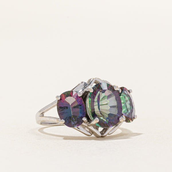 Mystic Topaz Cocktail Ring | 8.00ctw | SZ 6.75 |