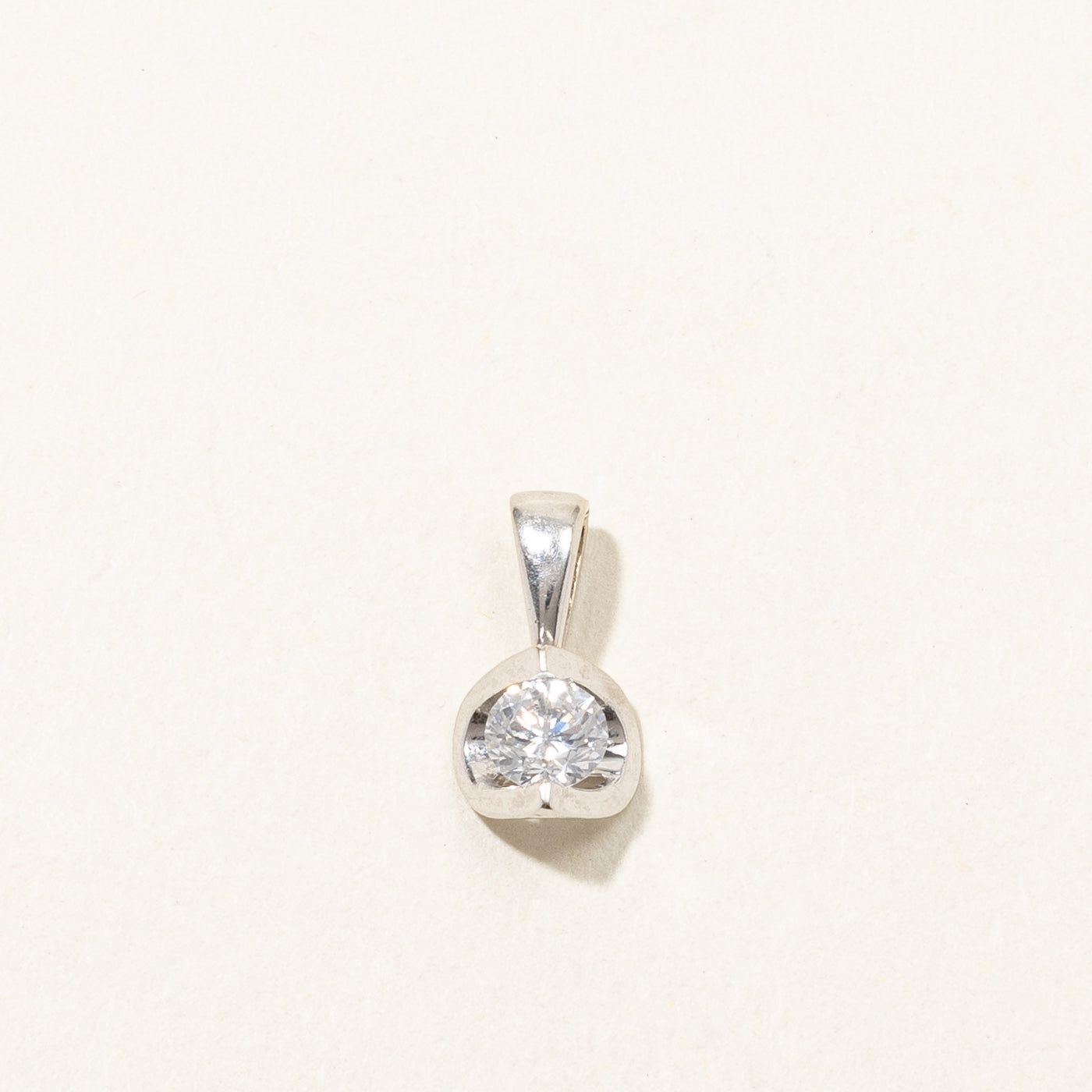 Tension Set Diamond Pendant | 0.29ct |