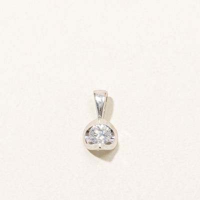 Tension Set Diamond Pendant | 0.29ct |