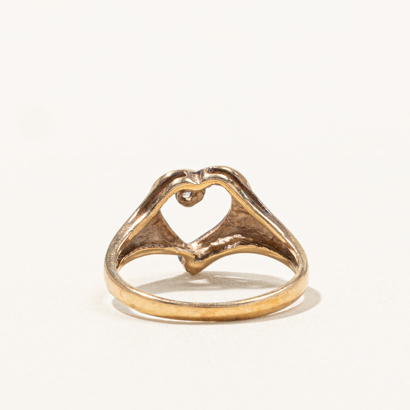 Diamond Heart Ring | 0.01ct | SZ 3.75 |