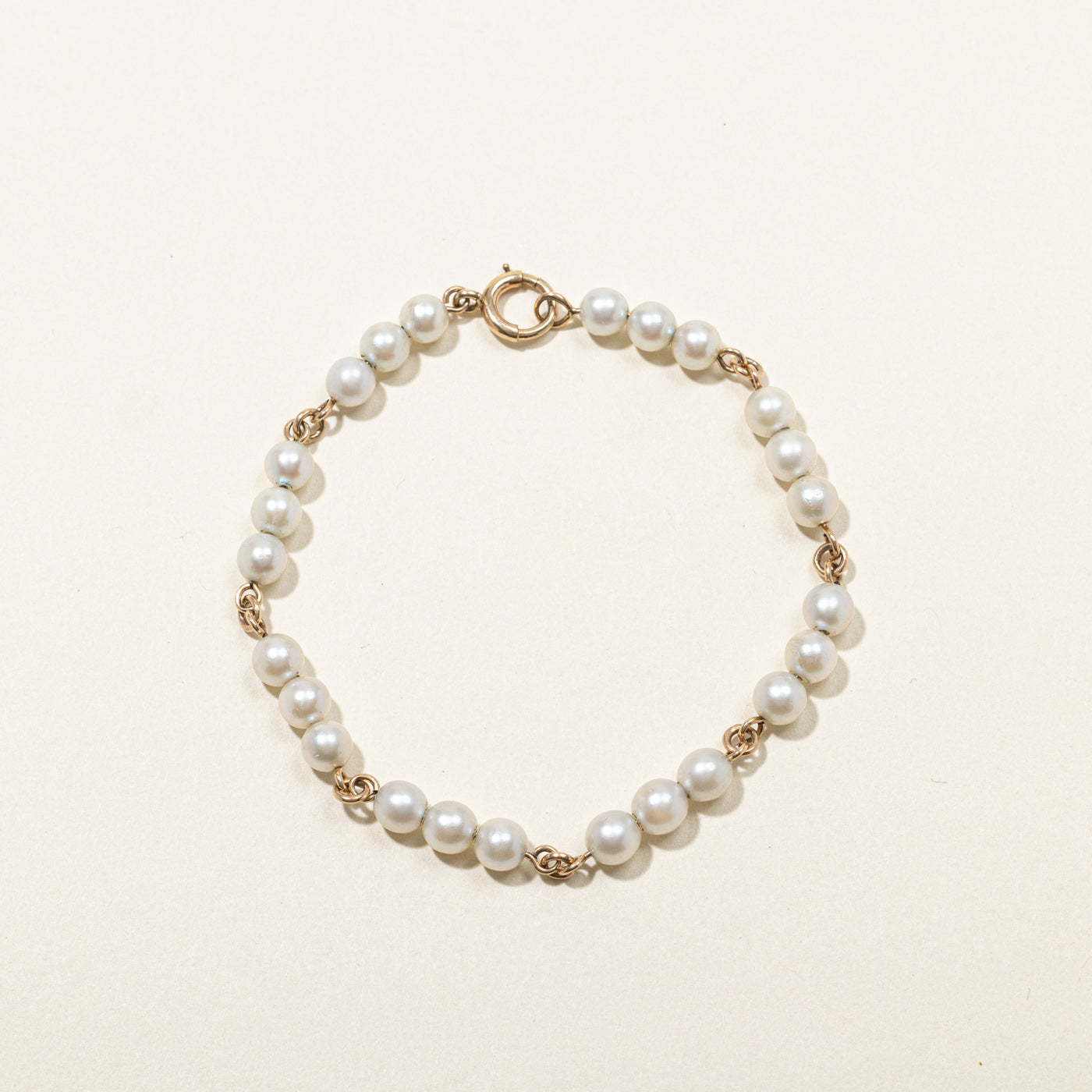 Pearl Chain Bracelet | 7"|