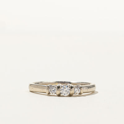 Three Stone Diamond Ring | 0.23ctw | SZ 7.5 |