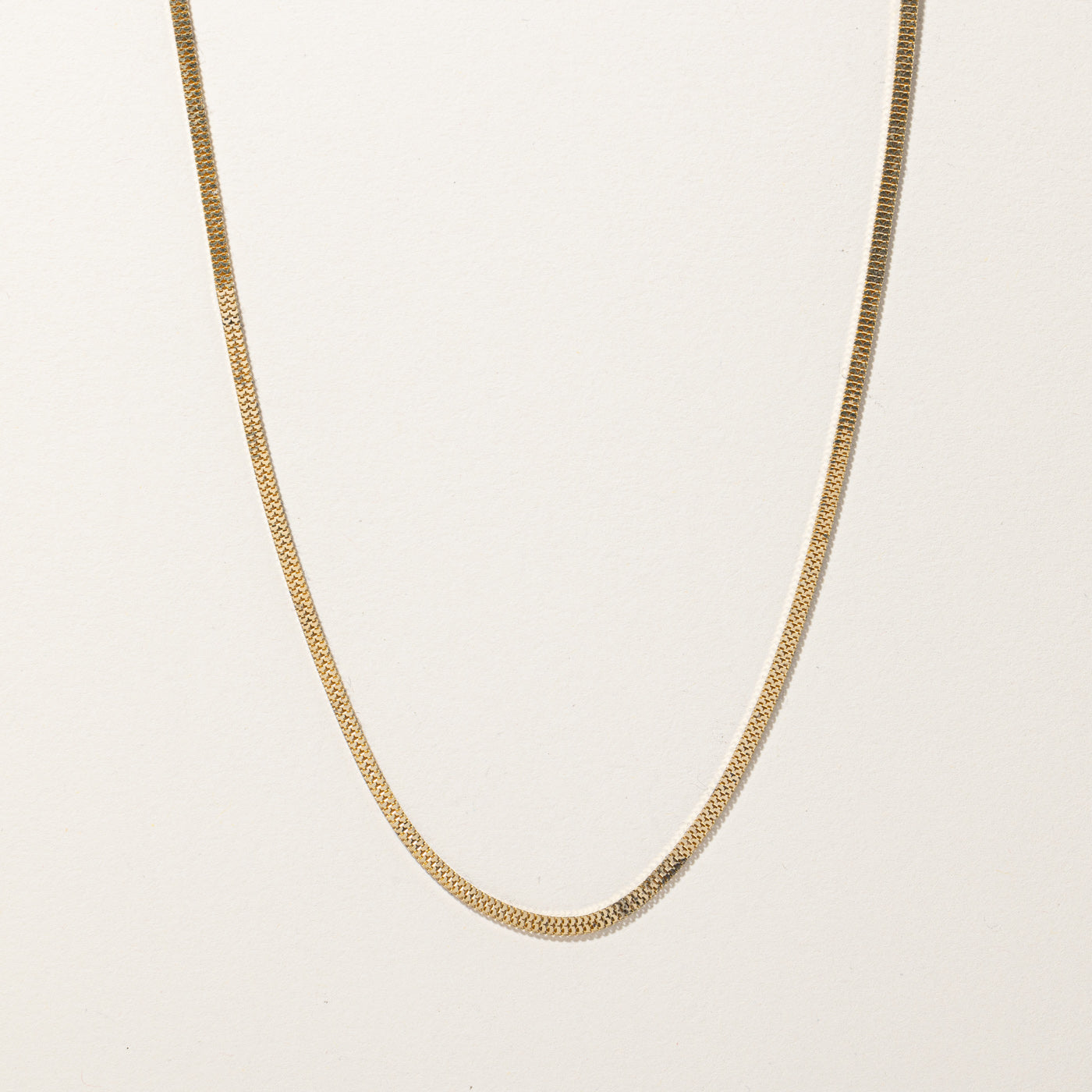 Gold Mesh Chain | 19"|