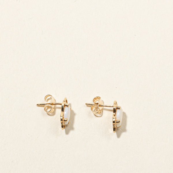 Opal Stud Earrings | 0.80ctw |