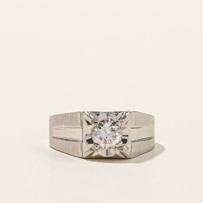 Solitaire Diamond Ring | 1.00ct I2 I/J  | SZ 11.5 |