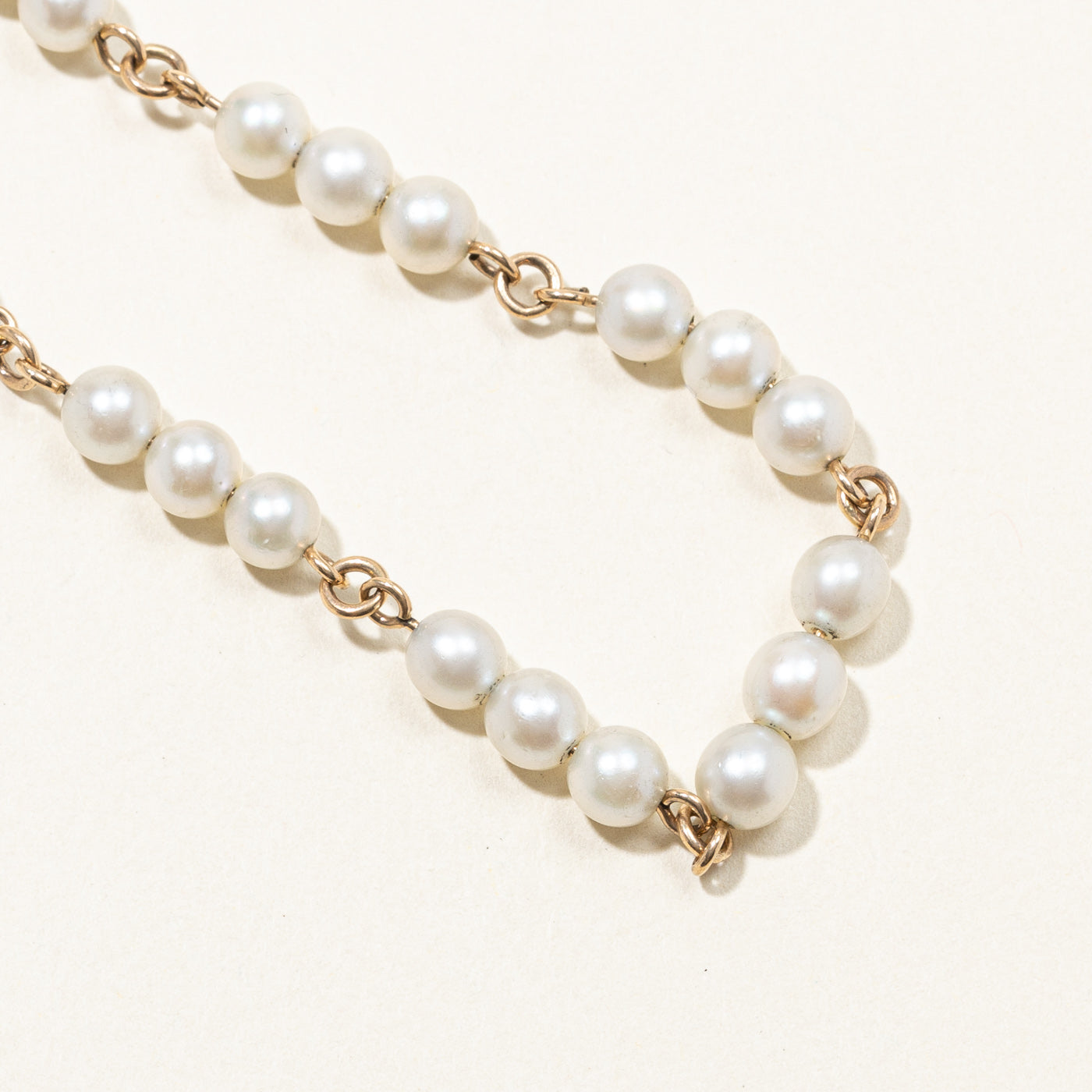 Pearl Chain Bracelet | 7"|