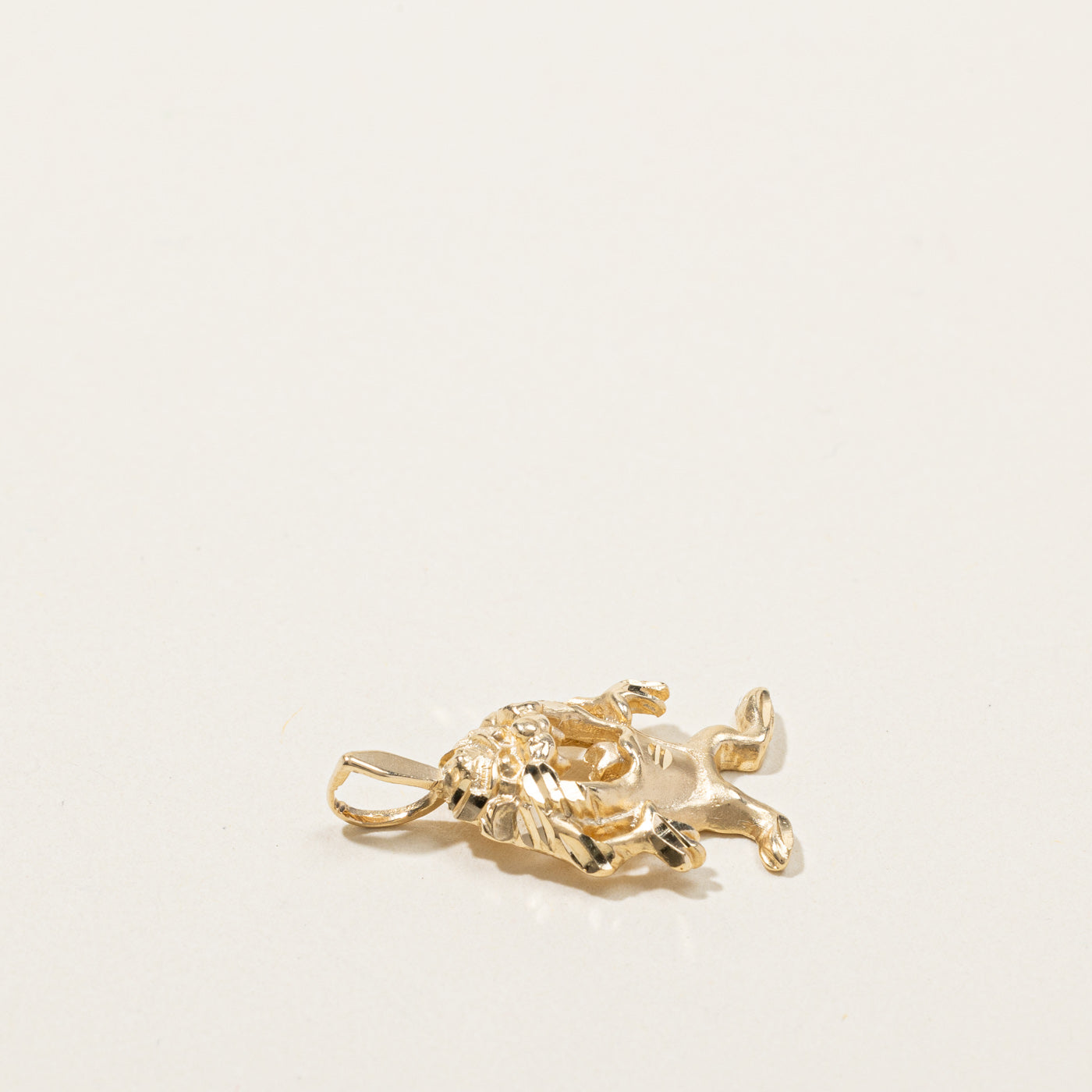 Yellow Gold Tasmanian Devil Pendant