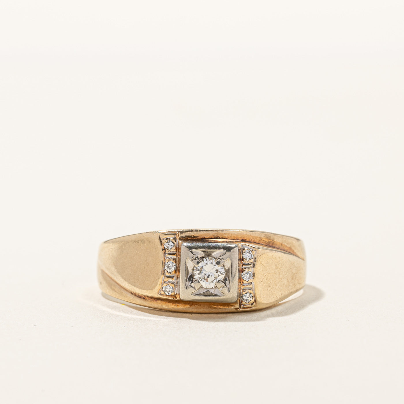 Claw Set Diamond Ring | 0.24ctw | SZ 12.5 |