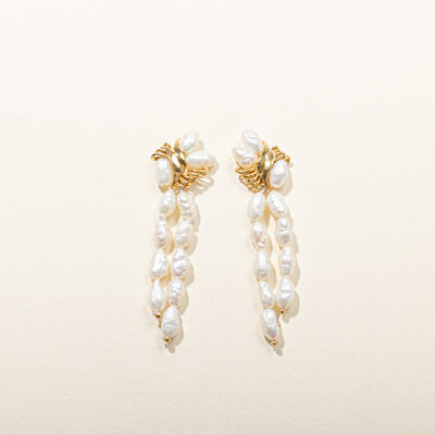 Baroque Pearl Drop Earrings