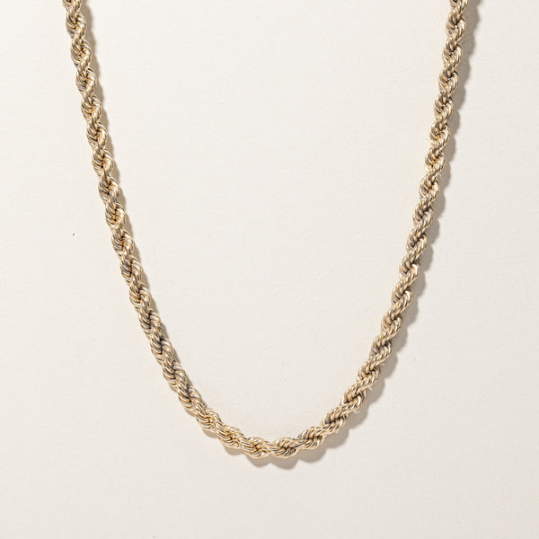 Gold Rope Chain | 22