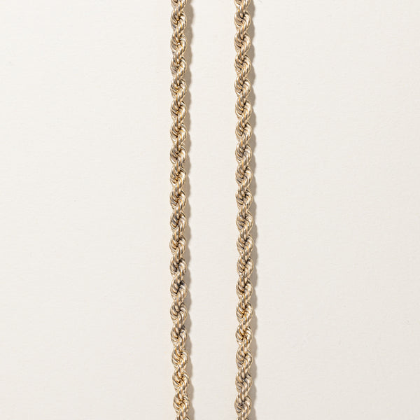 Gold Rope Chain | 22