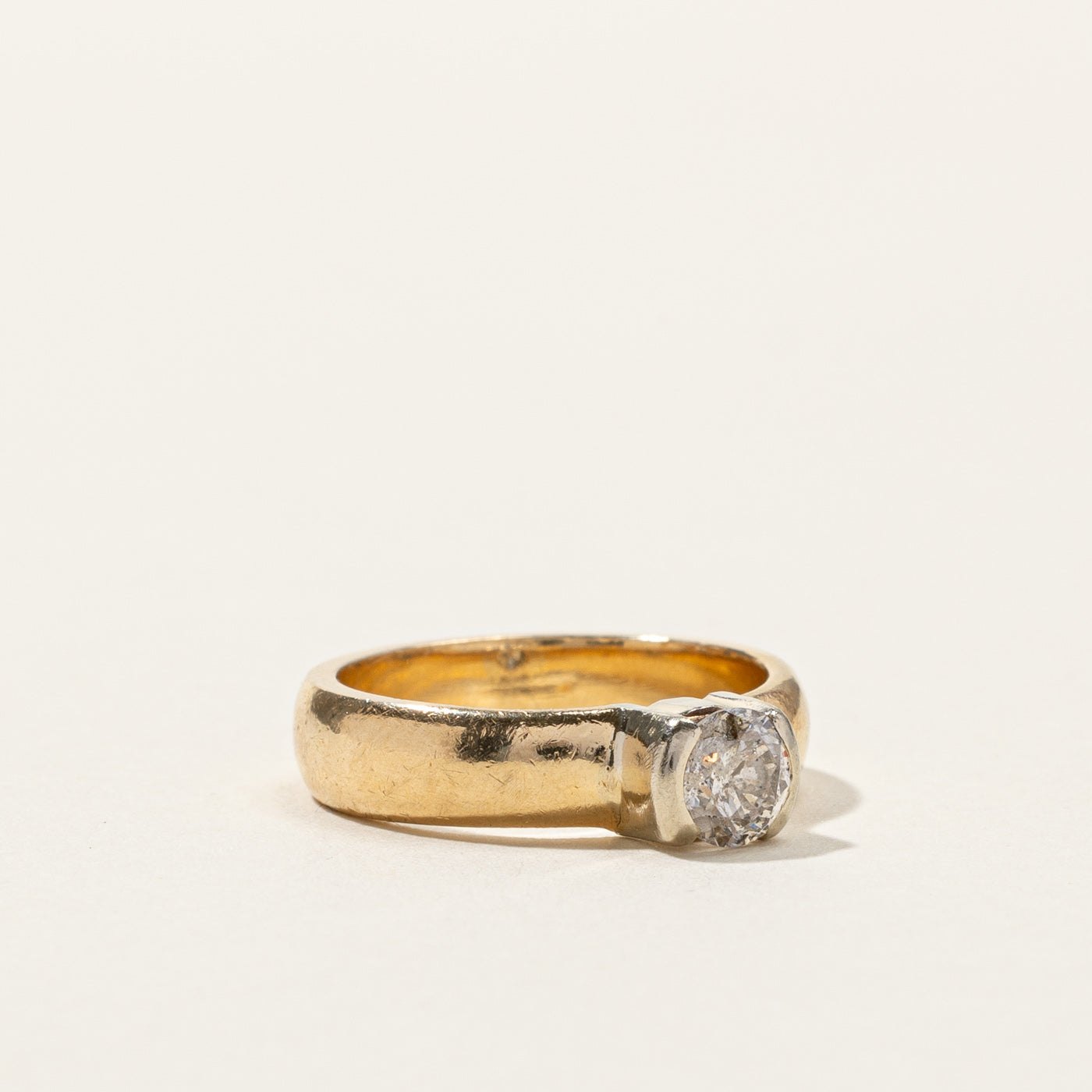 Semi Bezel Diamond Ring | 0.45ct | SZ 5 |