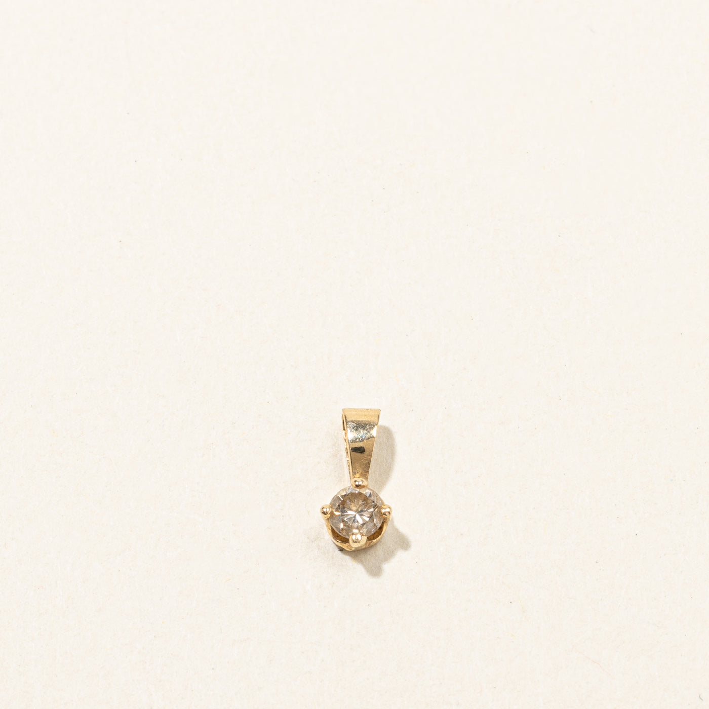 Pendentif Diamant Solitaire | 0,12 ct | 