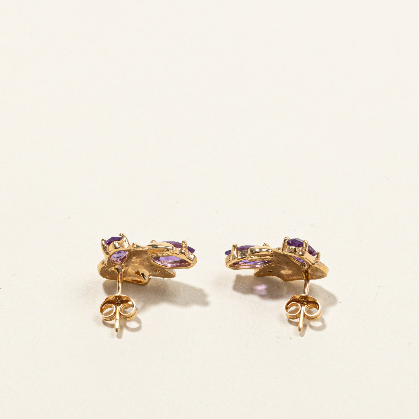 Amethyst & Diamond Earrings | 1.60ctw | 0.01ctw |