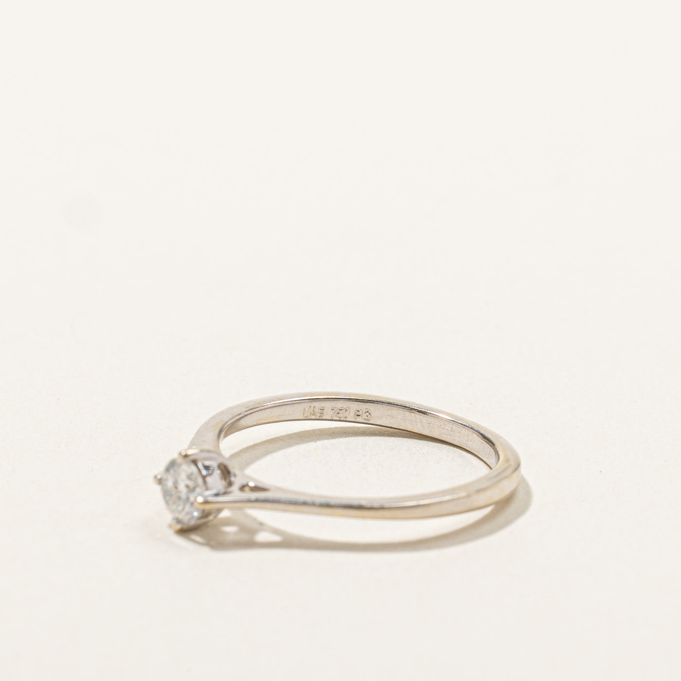Solitaire Diamond Ring | 0.21ct | SZ 6.5 |