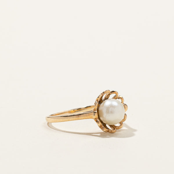 Pearl Floral Ring | SZ 8 |