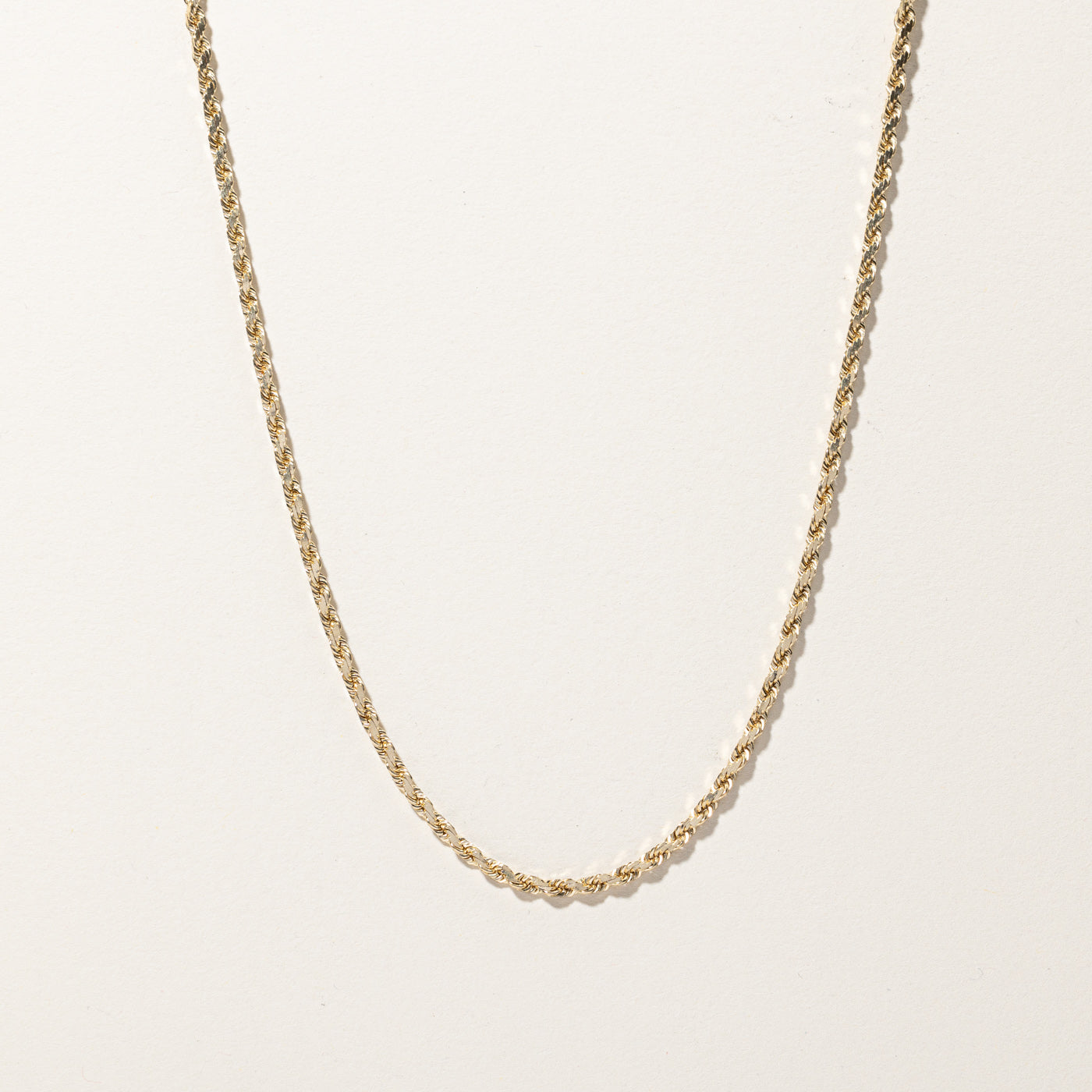 Gold Rope Chain | 24