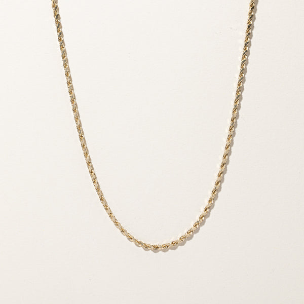 Gold Rope Chain | 24