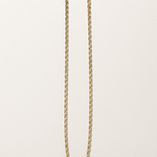 Gold Rope Chain | 24