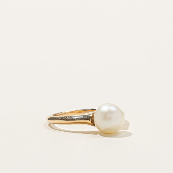 Solitaire Pearl Ring | SZ 4.5 |