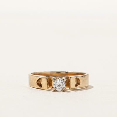 Solitaire Diamond Ring | 0.13ct | SZ 4 |