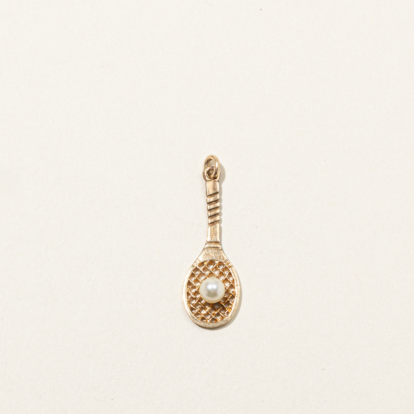 Pendentif de tennis en perles 