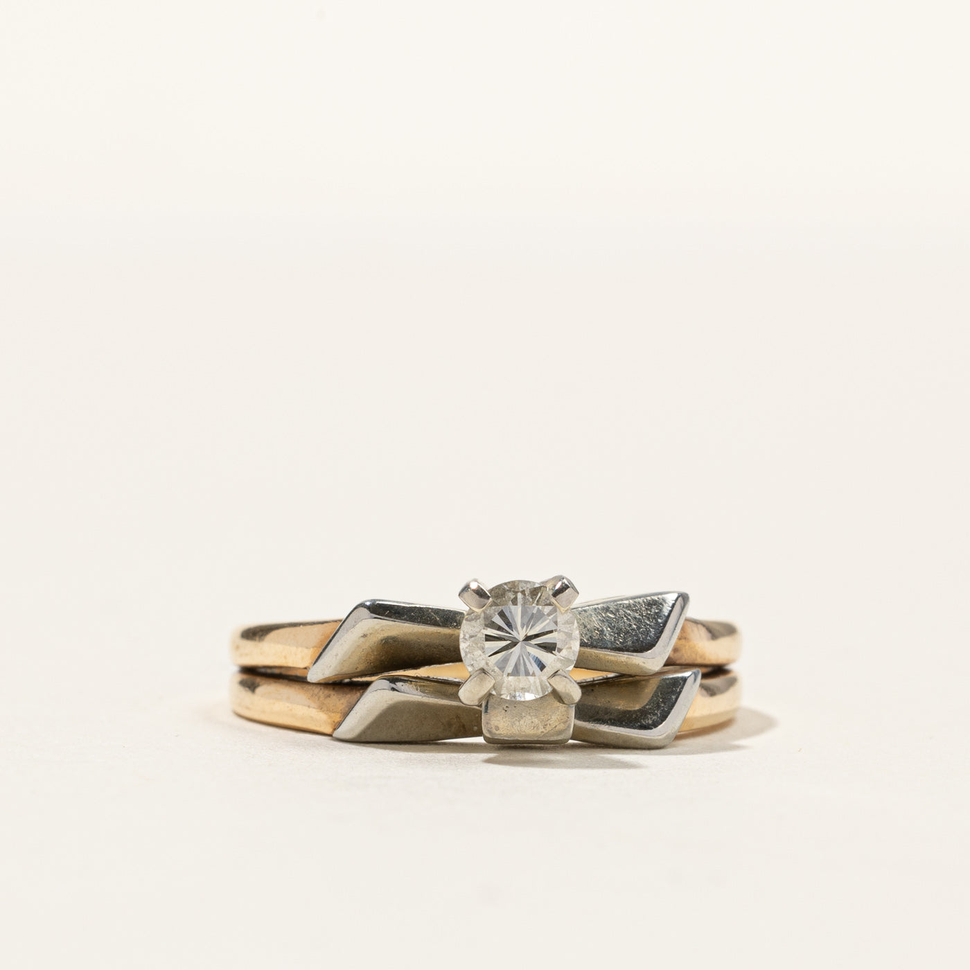 Bague en diamant soudé | 0,30 ct | Taille 6,75 | 