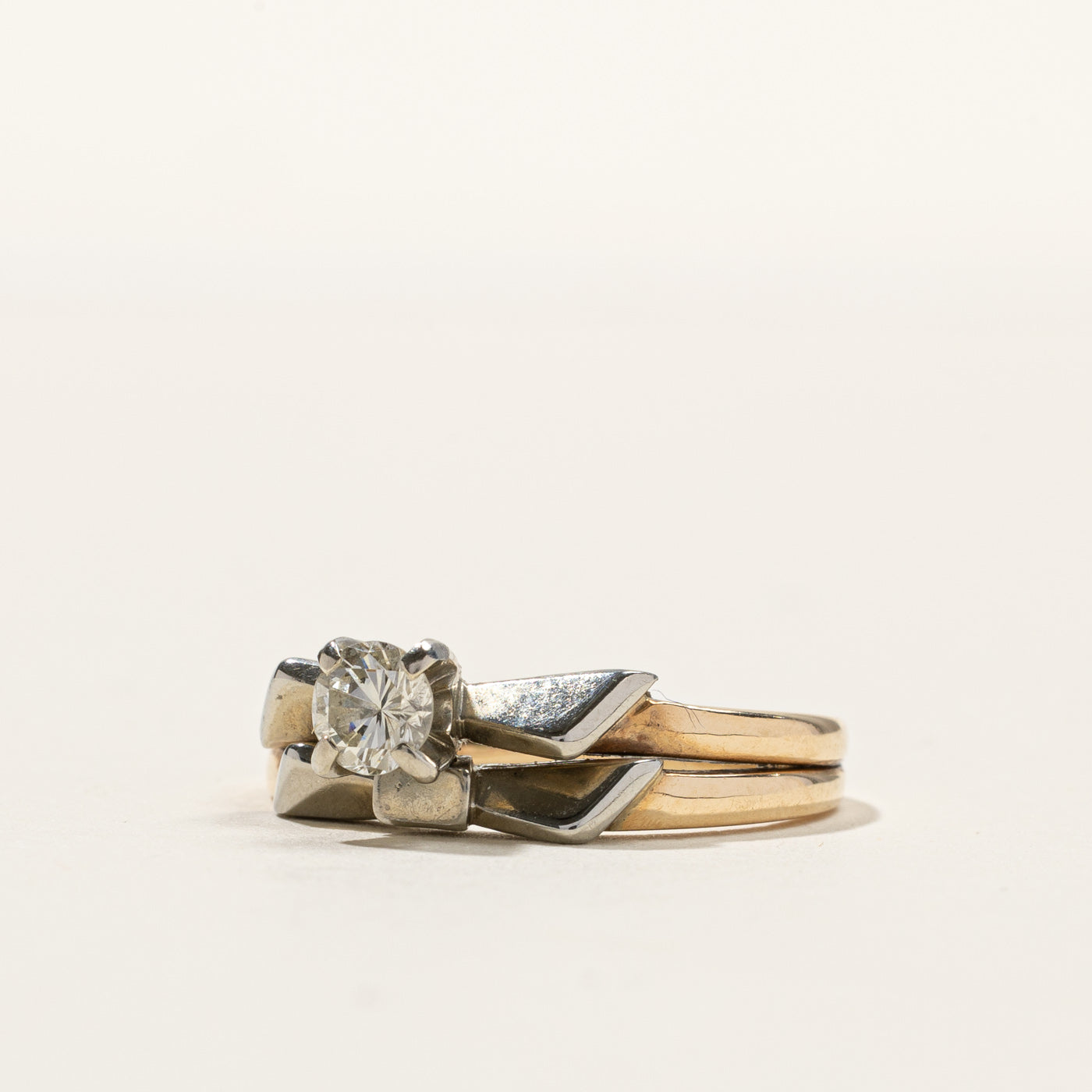 Bague en diamant soudé | 0,30 ct | Taille 6,75 | 