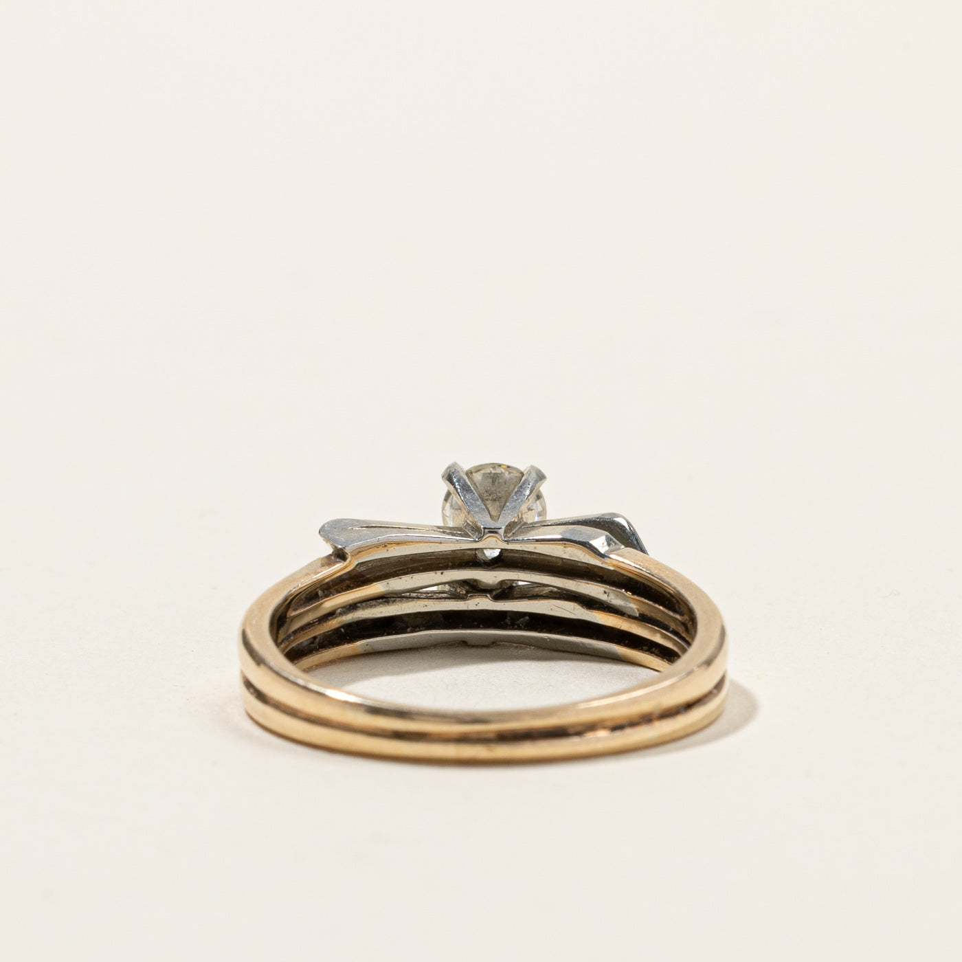 Bague en diamant soudé | 0,30 ct | Taille 6,75 | 