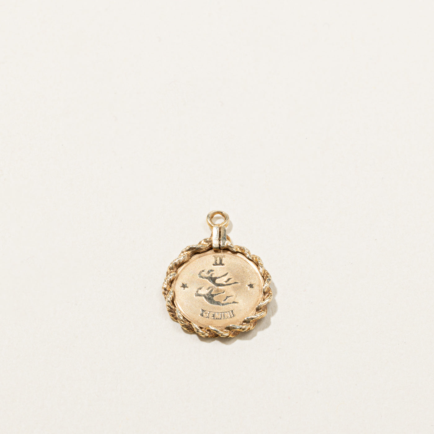 Gemini Zodiac Sign Charm